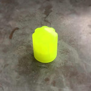 Bright Yellow/Lime green Fluorescent Neon Davies 1900H Encoder Clone Knob
