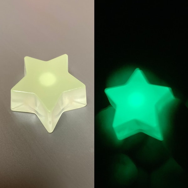 Star Guitar Knob - Yellow/Green Ultra-Premium "Glow in the Dark"