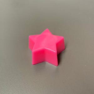 Star Guitar Knob - Bright Bubble Gum Pink Fluorescent Neon Color Knob