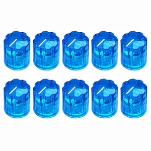 PACK OF 10 Transparent Blue Davies 1900H Clone Knob