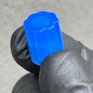 Knalliger dunkelblauer Fluoreszierender Neon Davies 1900H Encoder Clone Knob