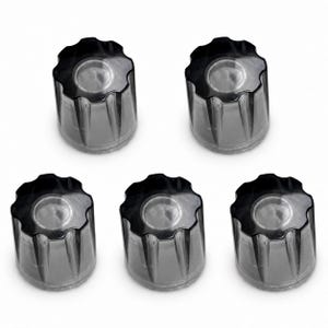 Transparent Black Davies 1900H Encoder Clone Knob