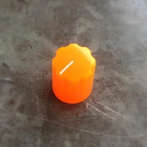 Leuchtend Orange/gelb Fluoreszierender Neon Davies 1900H Clone Knob
