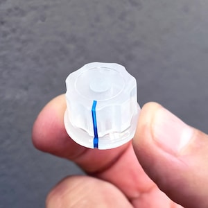 Transparent White Rotary knob