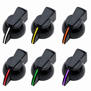 Chicken Head Pointer Knob - Opaque Black
