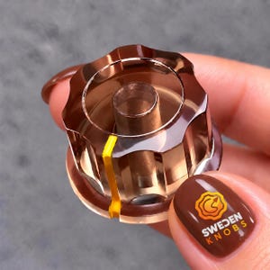 Transparent Brown Rotary knob