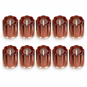 PACK OF 10 Transparent Brown Davies 1900H Clone Knob