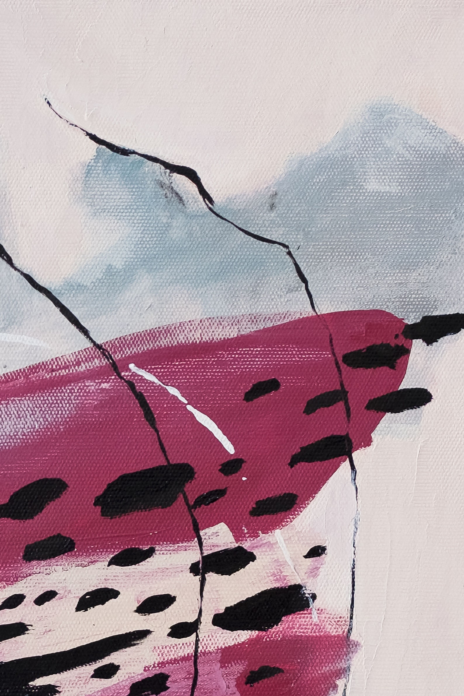 Brush Stroke Art Original Painting Сustom Order Acrylic Etsy