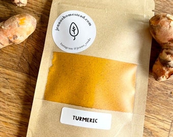 TURMERIC Powder, Organic Seasoning Spices