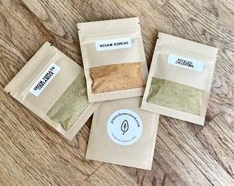 Vegan Popcorn Seasoning Trio, Organic Seasoning Spices