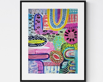 Original Abstract Wall Art - 10