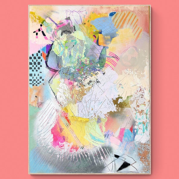 Mixed Media Collage - Etsy