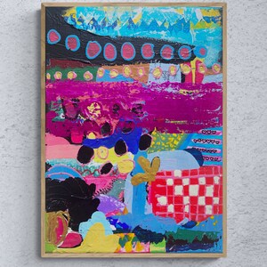 Mixed Media Abstract Wall Art, Intuitive Art, Colorful Abstract Painting, Modern Wall Art, Contemporary Painting