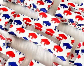 5 INCH JUMBO Buffalo Bills Hair Clip, Buffalo Hair Clip, Buffalo Claw Hair Clip, Buffalo Hair Clip, Hair accessories, Bills Accessories