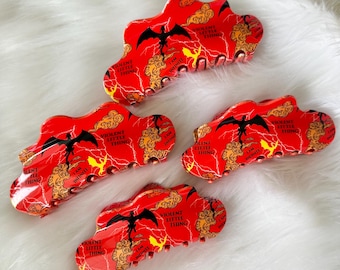 Fourth Wing Dragon Hair Claw, Bookish Accessories
