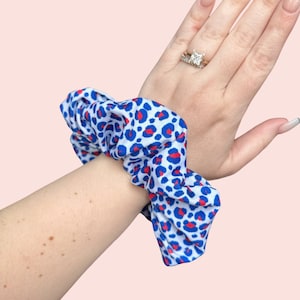 Buffalo Bills Scrunchie, Buffalo Scrunchie, Bills Scrunchie, football Scrunchie, Oversized Bills Scrunchie, Bills accessories, Bills Gear