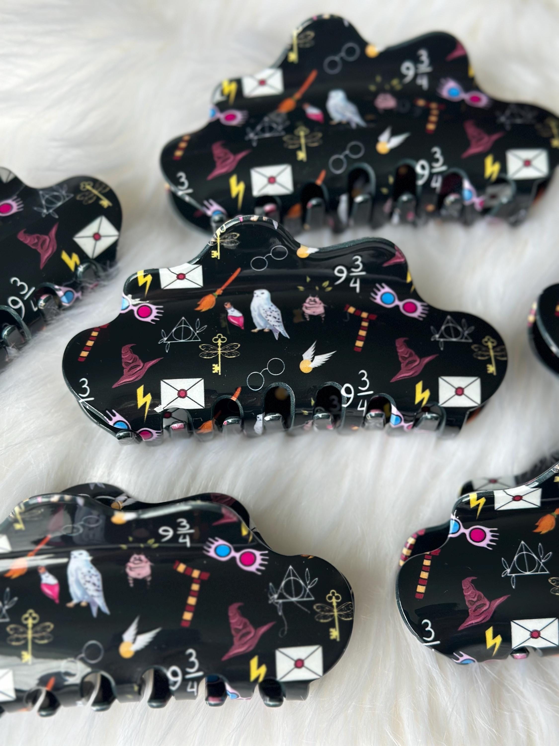 Wizard Hair Claw, The Boy who lived, British wizard boy, movie hair claw, magic hair accessories, hogwarts school accessories
