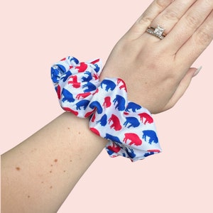 Buffalo Bills Scrunchie, Buffalo Scrunchie, Bills Scrunchie, Zuba Scrunchie, Oversized Bills Scrunchie, Bills accessories, Bills Gear