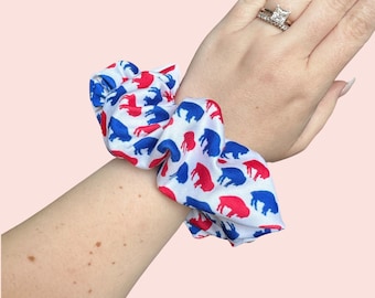 Buffalo Bills Scrunchie, Buffalo Scrunchie, Bills Scrunchie, Zuba Scrunchie, Oversized Bills Scrunchie, Bills accessories, Bills Gear