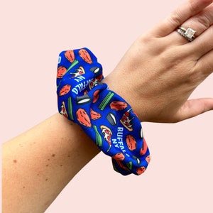 Buffalo Bills Scrunchie, Buffalo Scrunchie, Buffalo food Scrunchie, Buffalo Bills, Oversized Bills Scrunchie, Bills accessories, Bills Gear
