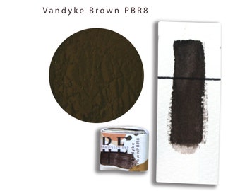 Vandyke Brown. Professional quality fine watercolor paint