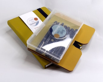 8x 6ins JustGoSketching Dry kit  | Handcrafted | 40 page Sketchbook | Optional case