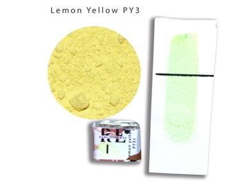 Lemon yellow. Professional quality fine watercolor paint