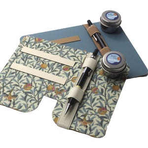 A5 JustGoSketching Begleiter | Magnetische Reise Skizzentafel | A5 Skizzenbuch Halter | Aquarell & Urban Sketching Kit