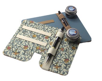 JustGoSketching Companion A5 | Prancheta Magnética para Esboços em Viagem | Suporte para Caderno de Desenho A5 | Kit para Aquarela e Desenho Urbano