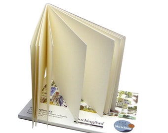 300gm Watercolour Sketch pad | 10 sheets per pad in 2 sizes | Saunders Bockingford