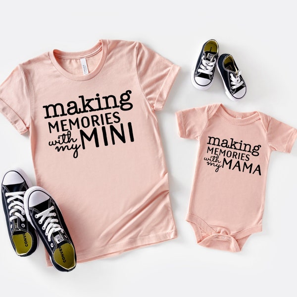 Making memories SVG Mama SVG Mini SvgCricut cut file Svg cut files Tshirt Svg Mommy and Me Outfits Cricut SVG Mommy and me Svg Mom Svg