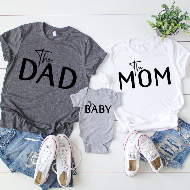 Download The Mom The Dad The Baby The Babe SVG bundle Svg Cricut cut files Mommy and Me Outfit Cricut SVG ...