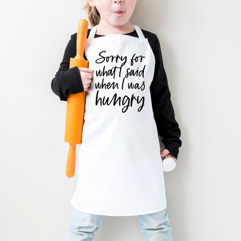Sorry for what I said when I was hungry SVG cut files Potholder Svg Mug Svg files for Cricut Kitchen towel Svg Sign Svg file Svg for apron