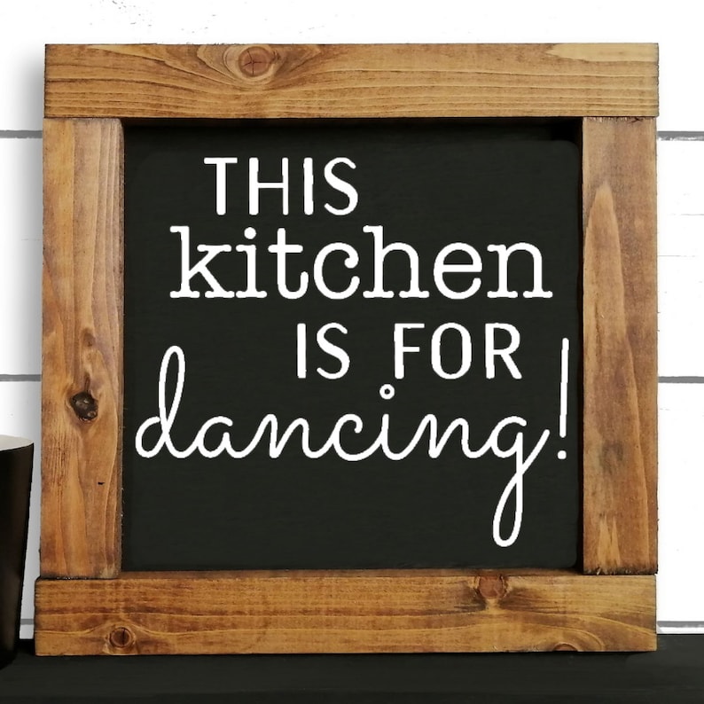 This kitchen is for dancing SVG cut file Svg Kitchen decor Cricut SVG Kitchen Sign Svg file Potholder SVG for apron cut files Coffee Mug Svg