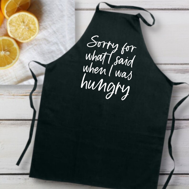 Sorry for what I said when I was hungry SVG cut files Potholder Svg Mug Svg files for Cricut Kitchen towel Svg Sign Svg file Svg for apron