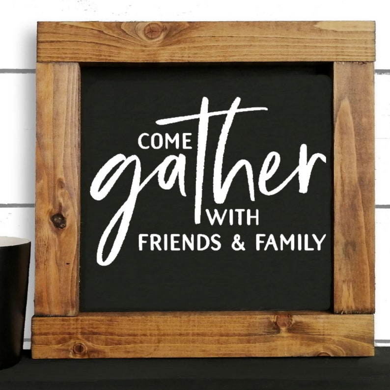Come Gather With Family Friends Svg Cut Files Potholder Svg Coffee Mug Svg Files For Cricut Kitchen Towel Svg Sign Svg File Svg For Apron Clip Art Art Collectibles Mukena Id
