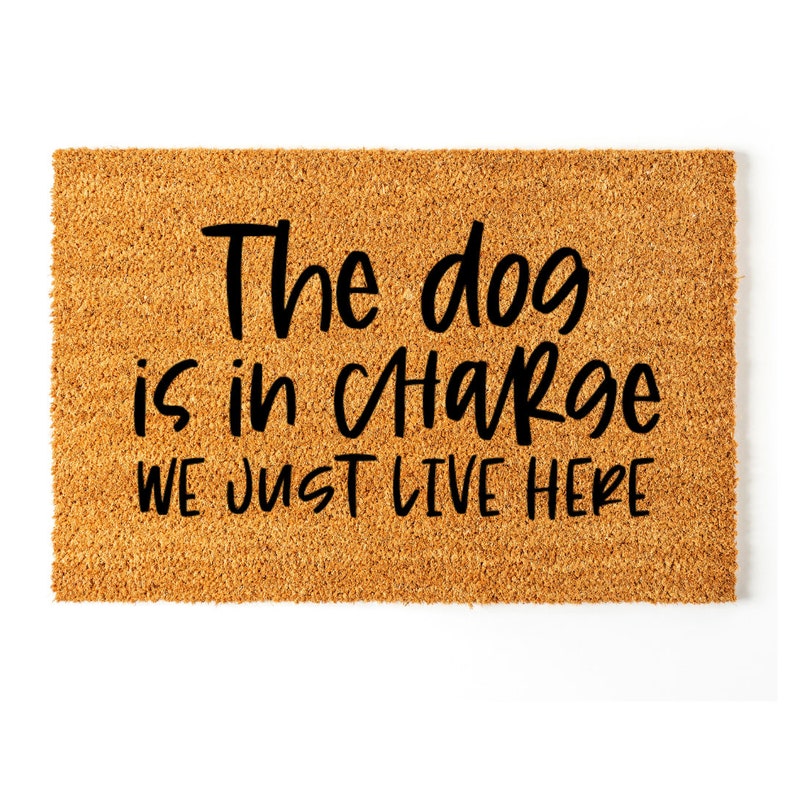 Download Art Collectibles Clip Art The Dog Is In Charge We Just Live Here Svg Doormat Svg Door Mat Svg Welcome Mat Svg Front Door Mat Doormat Svg File Door Mat Dog