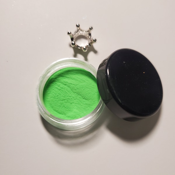 To Infinity/green glow mica/green glow powder/glow powder/green mica/mica powder/florescent mica/florescent pigments