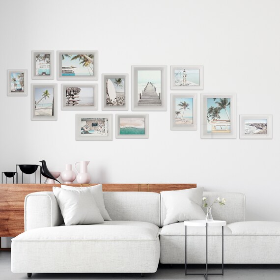 Coastal Gallery Wall And Printable Set Coastal Gallery Wall Art Print Set of 13 Prints Coastal Wall - Etsy Australia