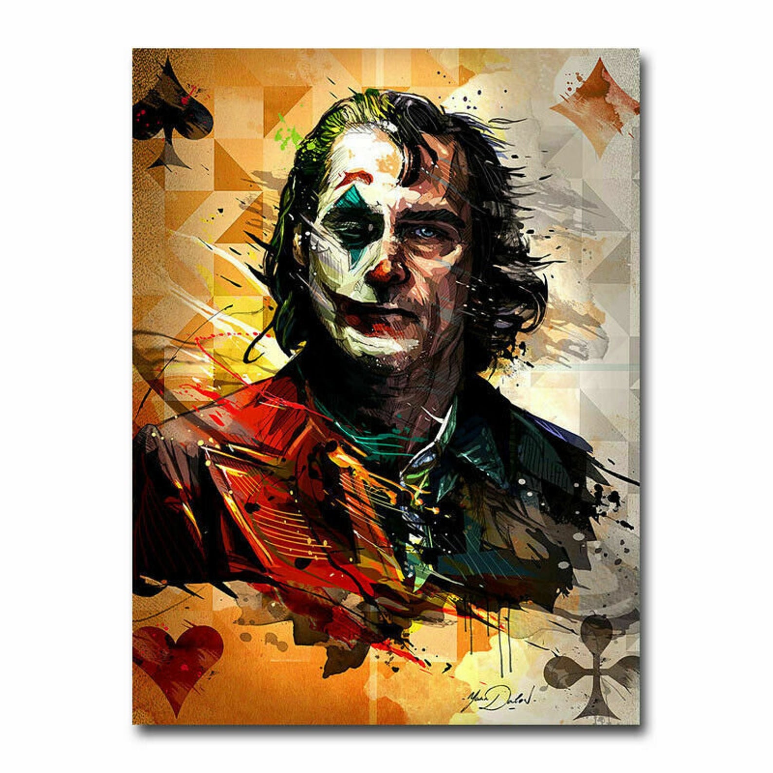The Joker Canvas Frame/Poster No Frame gift For Anniversary Etsy