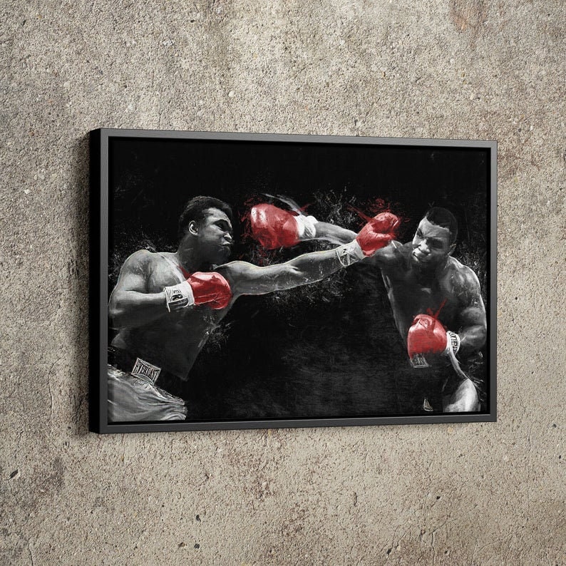 Muhammad Ali vs Mike Tyson Poster 24x36