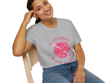 Bitchin Crochet Unisex Softstyle T-Shirt