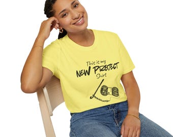 New  Crochet Project Unisex Softstyle T-Shirt