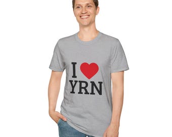 I HEART YARN Unisex Softstyle T-Shirt