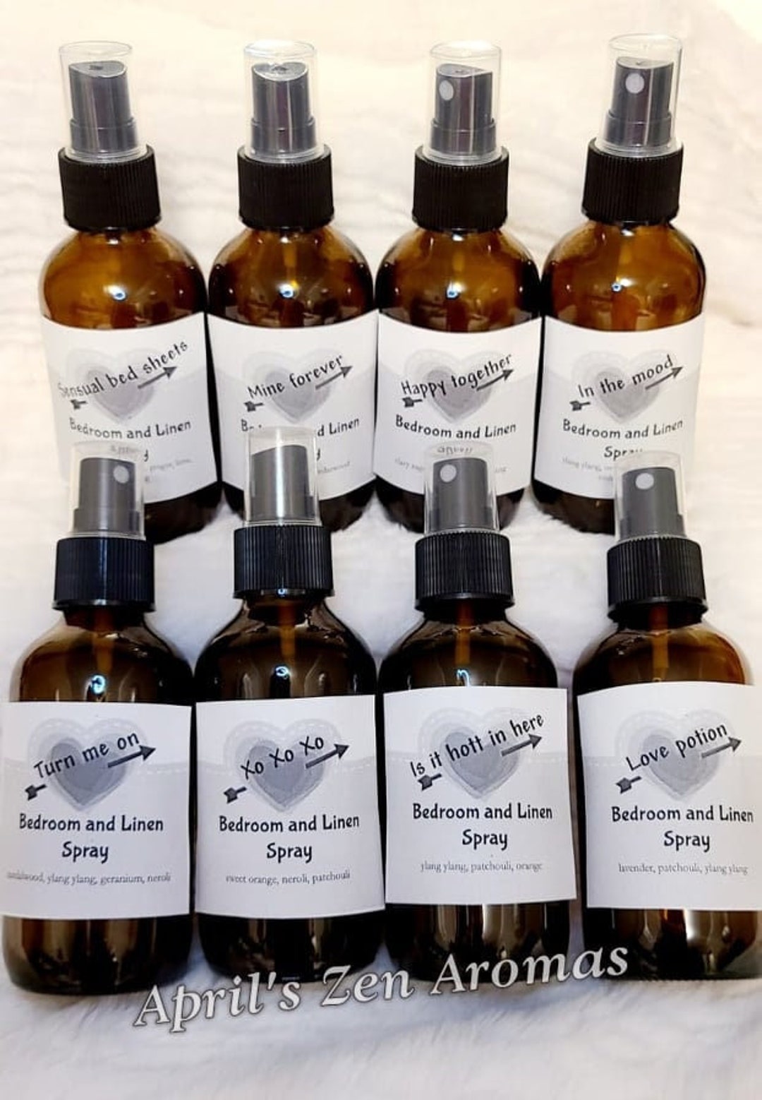 Bedroom and Linen Spray Set the Mood Romance Bedroom Spray Etsy