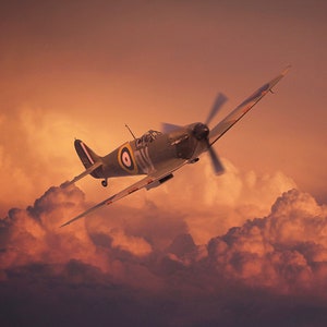 A2 size 16x20 inch Spitfire mk1a Duxford N3200 2019 canvas print  free delivery