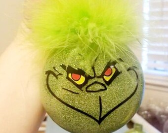 Grumpy Green Christmas man