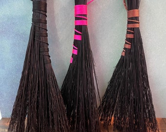 Mini Black Broom | Rustic Broom Decor | Witch Broom
