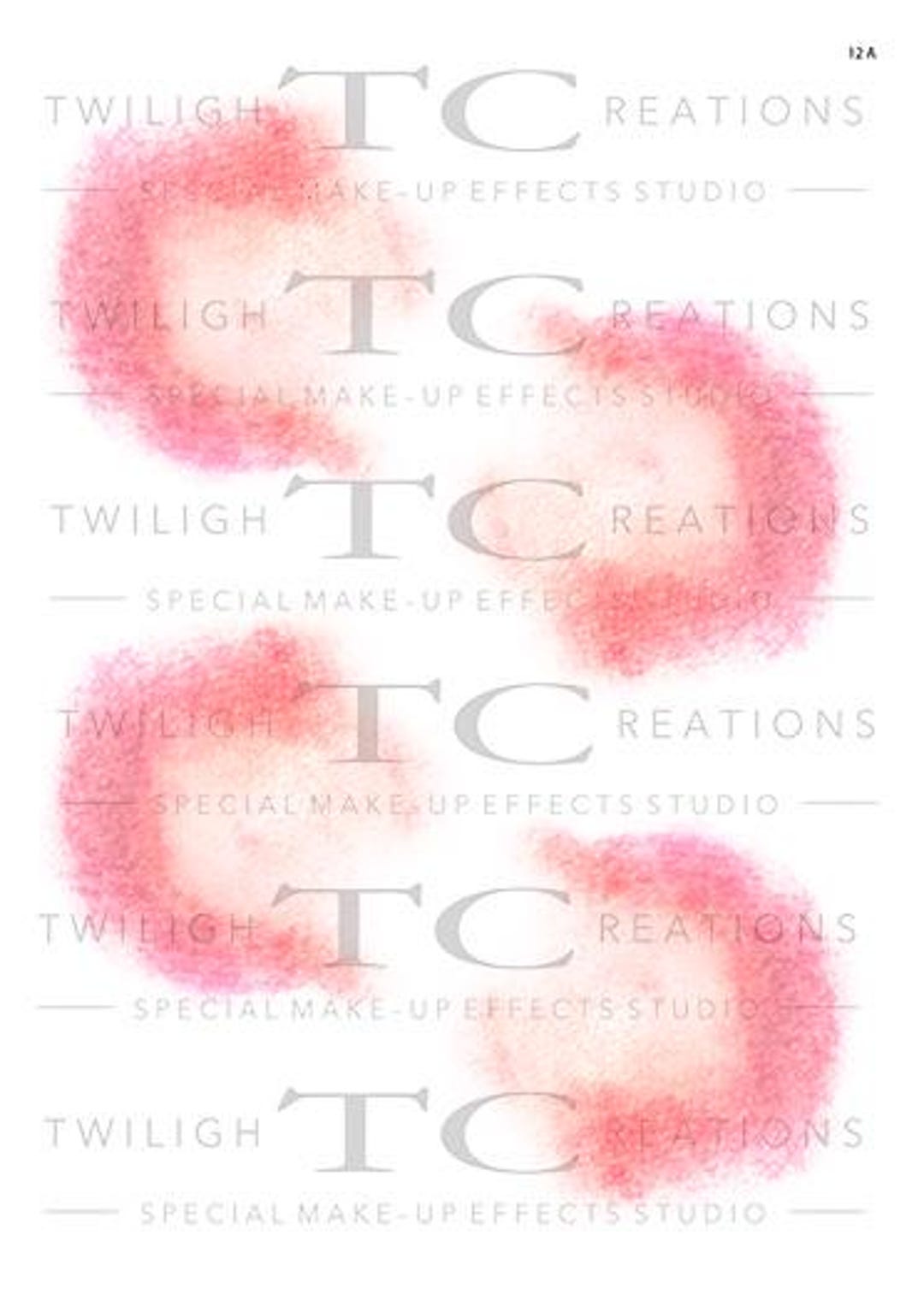 Temporary Tattoo Bruises 3A Single Design