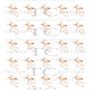 Temporary Tattoo - Vessels Veins - Single Design 11